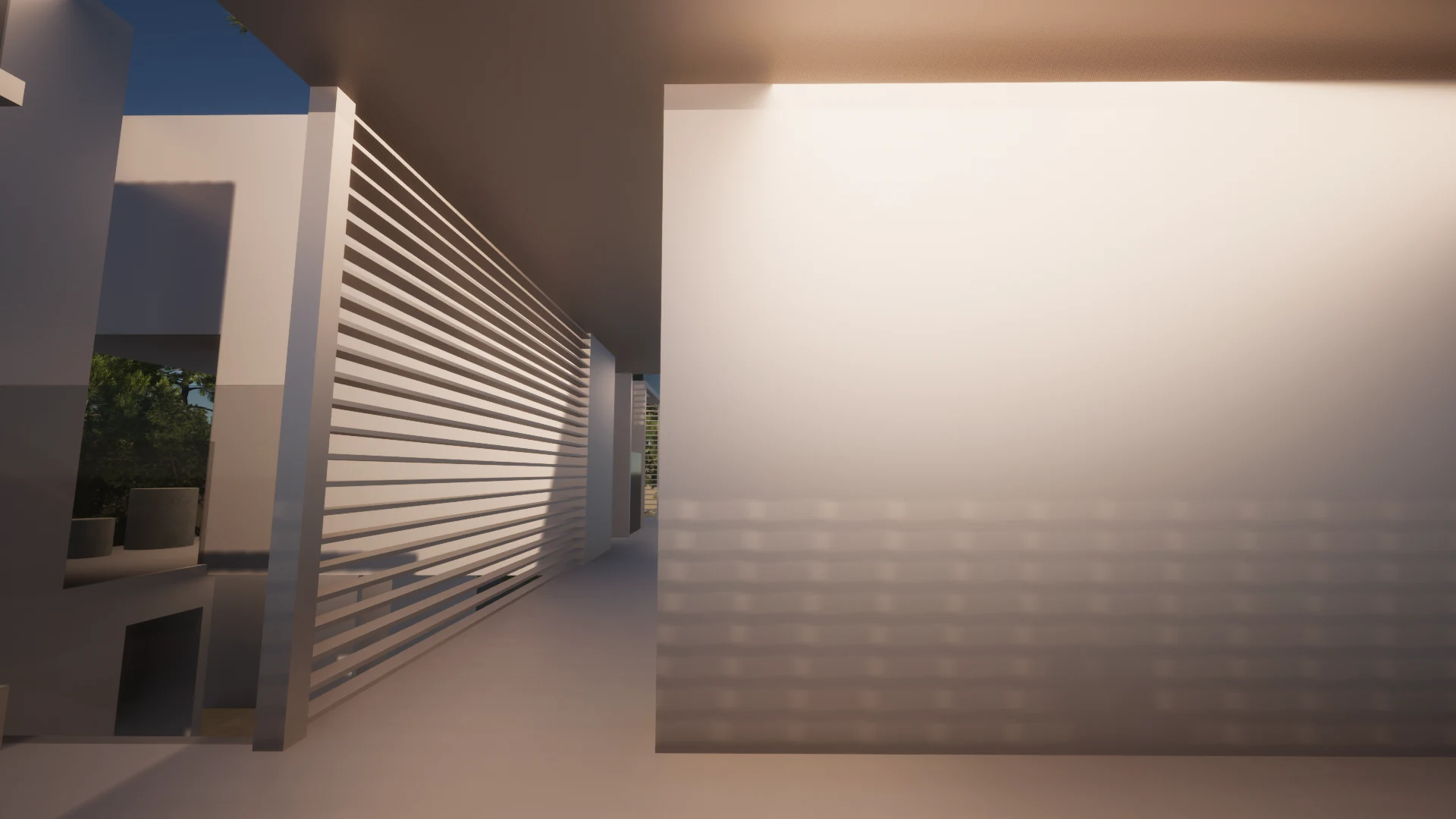 Interior light and shadow